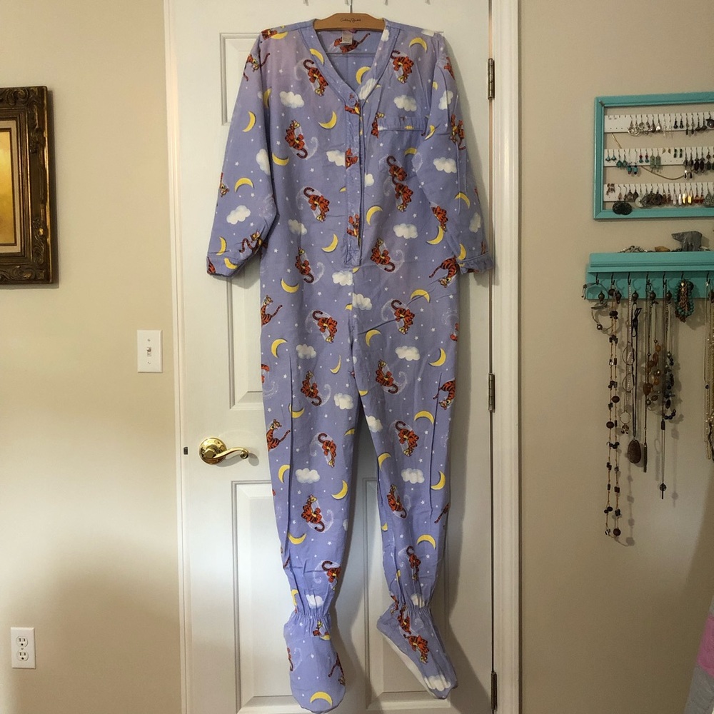Adult Footed PJs with Disneys Tigger